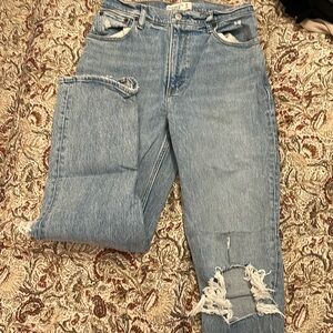 Abercrombie 90s straight ultra high waist size 6r/28